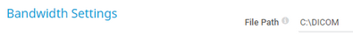 Bandwidth Settings