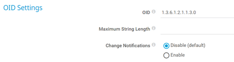 OID Settings